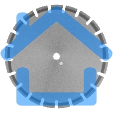 Диск алмазный ф350 х 25,4 мм, 