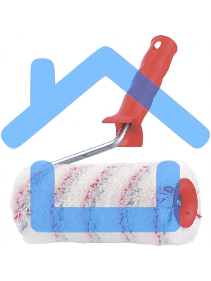 Валик в сборе Matrix НЕЙЛОН, 250 мм, ворс 18 мм, D 48 мм, D ручки 8 мм