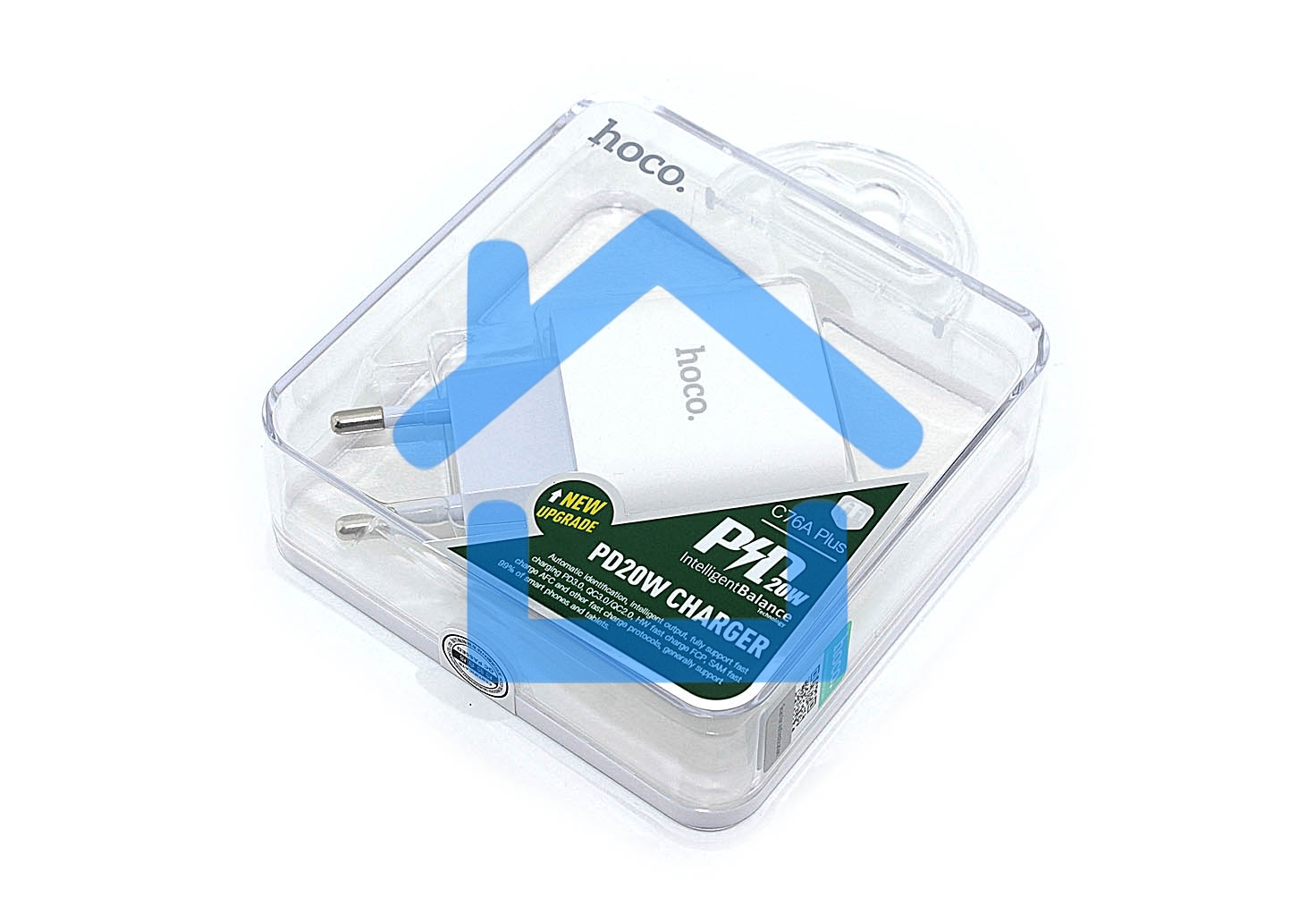 Блок питания (сетевой адаптер) HOCO C76A Plus Speed PD20W, белый