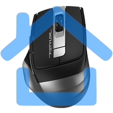 Мышь беспроводная A4Tech Fstyler FB35 серый, 2000 dpi, радиоканал, Bluetooth, USB, кнопки - 6