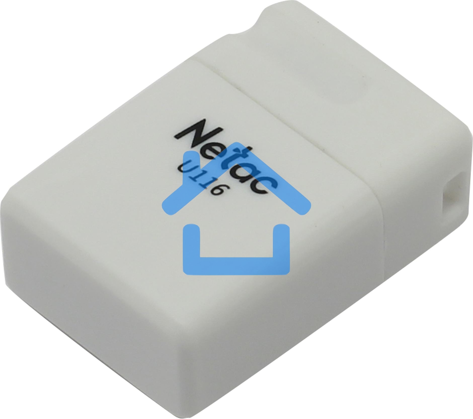 Флешка USB Netac U116 mini NT03U116N-032G-32WH USB 3.2 32 Gb, up to 130Mb/s белый