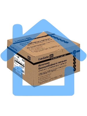 Источник бесперебойного питания ExeGate NEO NNB-650.LED.AVR.8SH.CH 650VA/390W, LED, AVR, 8*Schuko, 4*USB-порта для зарядки, черный