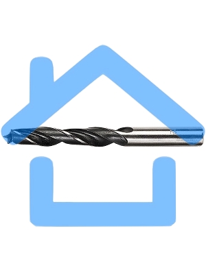 Сверло по дереву, 10 мм, цилиндрический хвостовик Сибртех