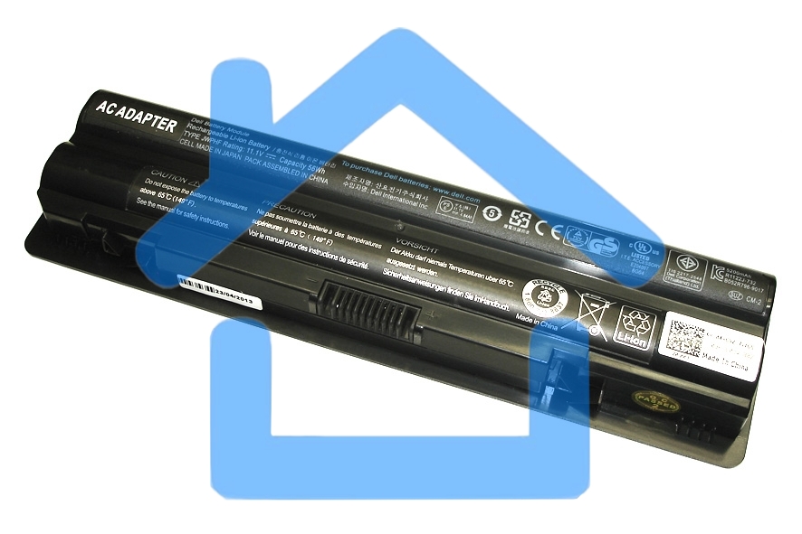 Аккумуляторная батарея для ноутбука DellXPS 14 11.1V 4400mAh черный