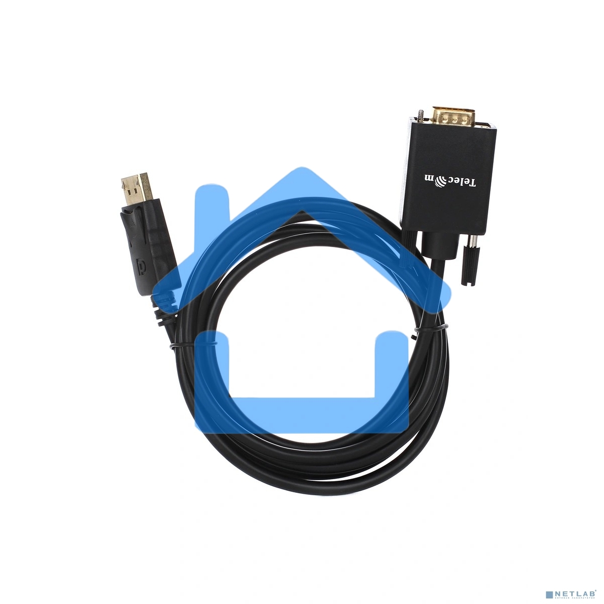 Кабель-переходник DP --> VGA_M/M 1,8м Telecom