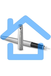 Набор ручек Parker Jotter Core FK61 (CW2093258) Stainless Steel CT сталь нержавеющая, подарочная коробка ручка перьевая, ручка шариковая