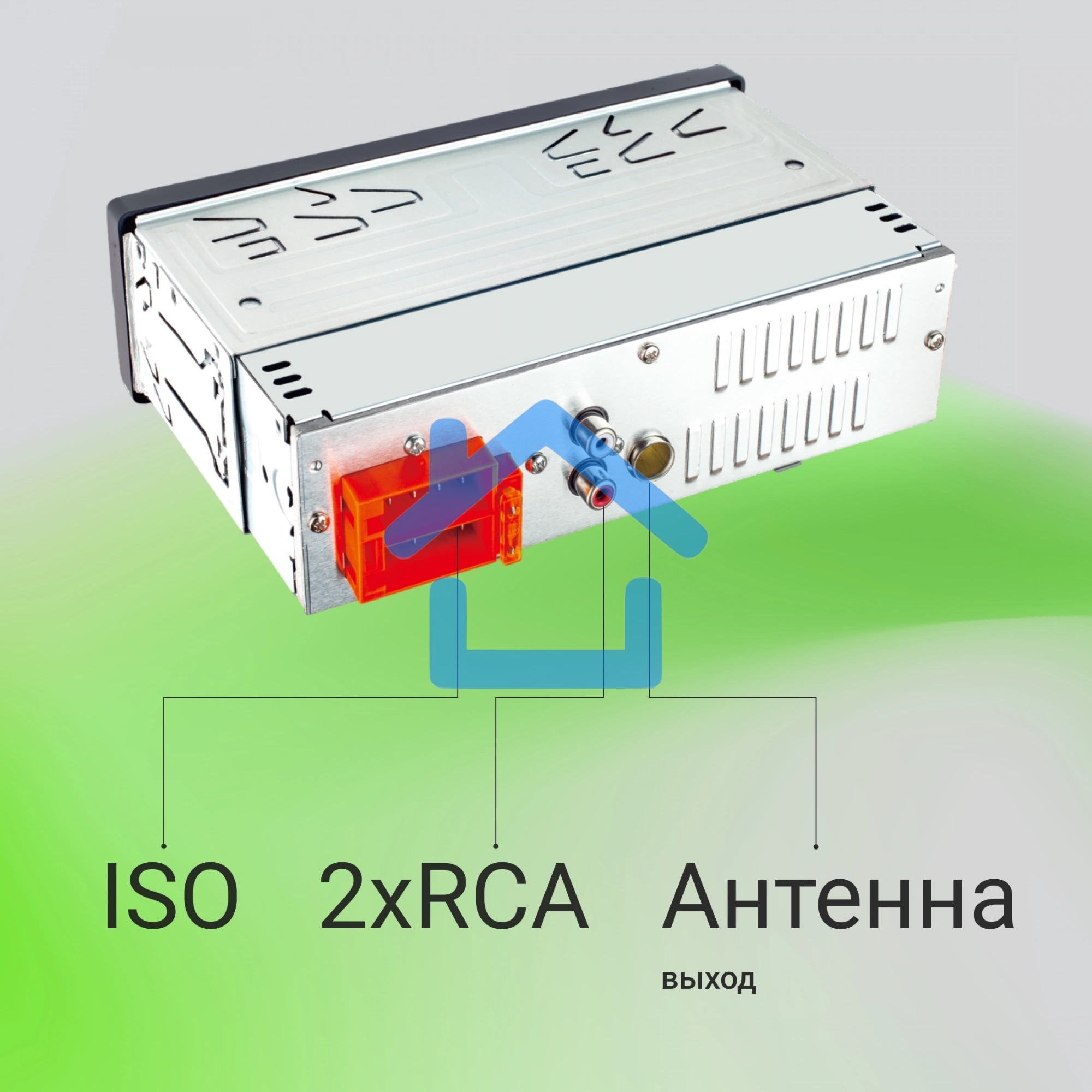 Автомагнитола Digma MCP-227B 1DIN 2x45Вт v5.0 USB 2.0 AUX 2 ПДУ