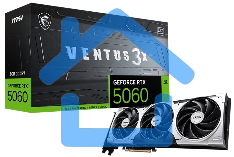 Видеокарта MSI GeForce RTX 5060 8G VENTUS 3X OC