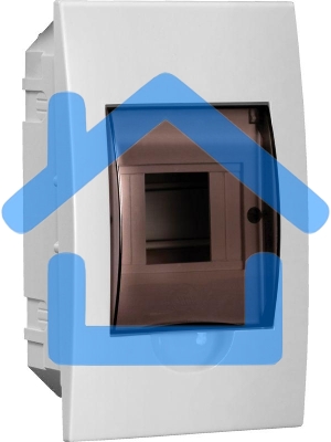 Бокс ЩРВ-П-4 мод. встраив. пластик IP41 GENERICA IEK MKP12-V-04-41-G