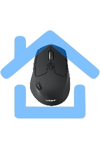 Мышь беспроводная Logitech M720 Triathlon черный, 1000 dpi, радиоканал, Bluetooth, USB, кнопки - 8