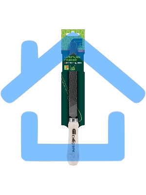 Напильник, 150 мм, плоский, деревянная ручка Сибртех