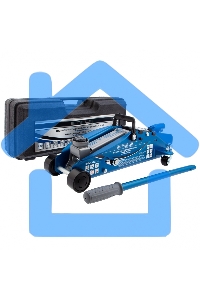 Домкрат STELS 51132гидравлический подкатной с фиксатором 2.5 т safety pin 140-385мм в кейсе