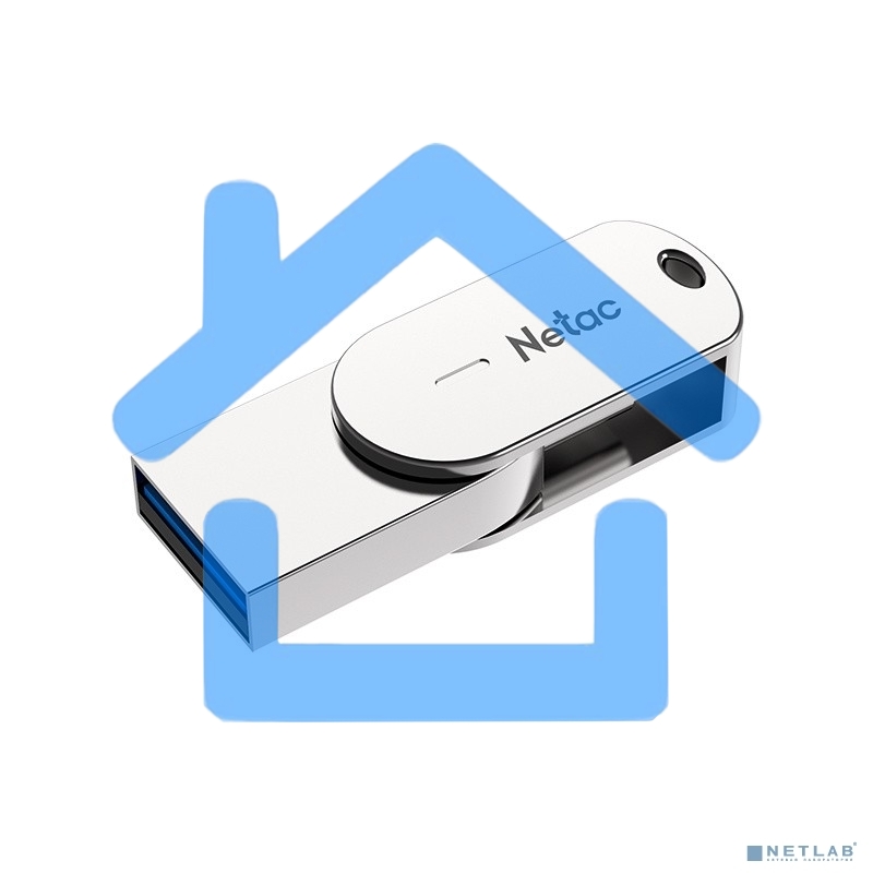 Флешка USB R/W Netac U785 16Gb <NT03U785C-016G-30PN>, USB3.0+TypeC, металлическая