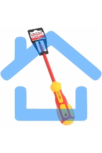 Отвертка Rexant крестовая диэлектрическая PH1 х 125 мм, до 1000 В, двухкомпонентная рукоятка