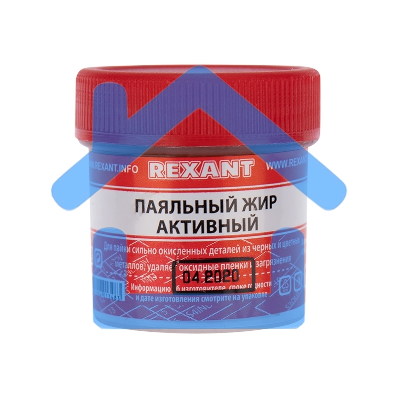 Флюс для пайки Rexant, паяльный жир АКТИВНЫЙ, 20 мл, банка