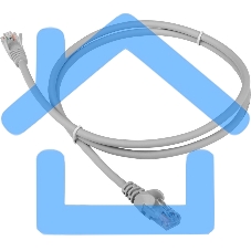 Патч-корд LANMASTER LSZH UTP кат.5e, 1.5 м, серый Патч-корд LANMASTER LSZH UTP кат.5e, 1.5 м, серый