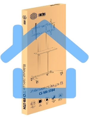 Стойка для телевизора Cactus CS-ST04 черный 37
