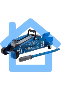 Домкрат STELS 51132гидравлический подкатной с фиксатором 2.5 т safety pin 140-385мм в кейсе