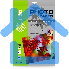 Фотобумага Cactus CS-GA4180100 A4/180г/м2/100л./белый глянцевое для струйной печати