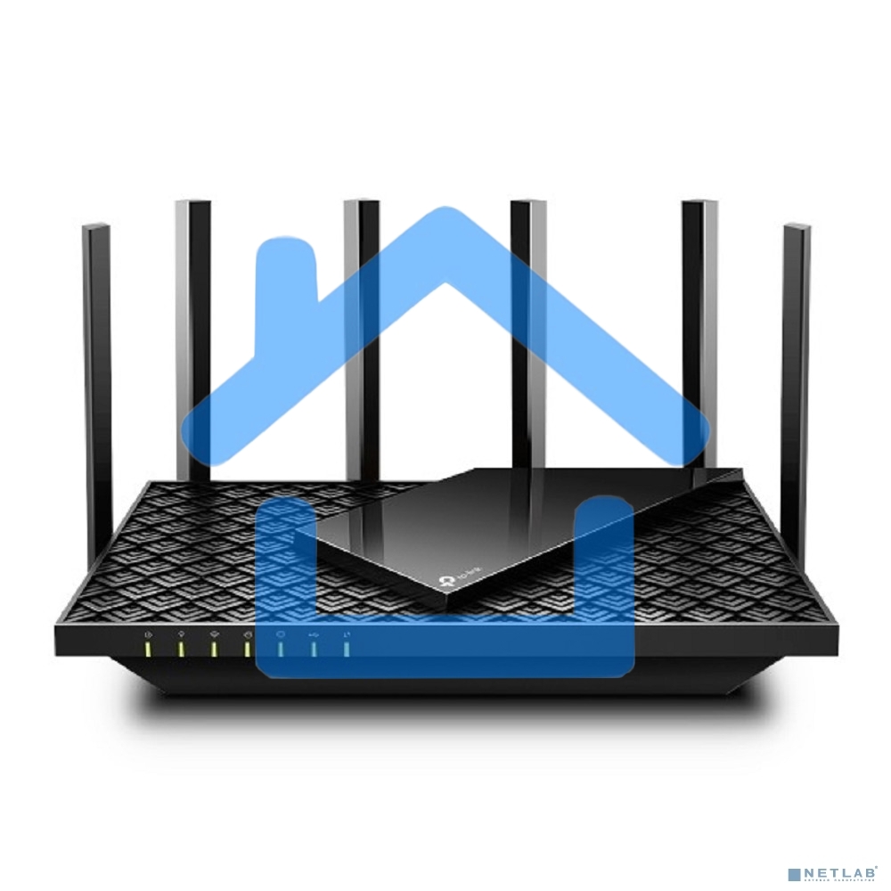 Роутер TP-Link Archer AX73 AX5400 Dual Band Wireless Gigabit Router, 1.5 GHz Tri-Core CPU, 1 GE WAN + 4 GE LAN ports, 1× USB 3.0 Port, support 1024-QAM, OFDMA, MU-MIMO, Airtime Fairness, Beamforming, 160MHz Channel Width, come with HomeShieldTM, support R