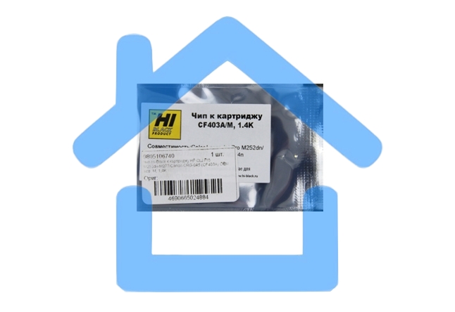 Чип Hi-Black к картриджу HP CLJ Pro M252dw/M277/Canon CRG-045 (CF403A) OEM size, M, 1,4K