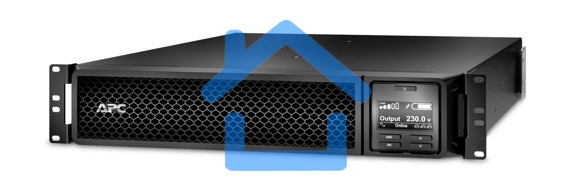 Источник бесперебойного питания APC Smart-UPS SRT SRT1500RMXLI 1500Вт 1500ВА черный