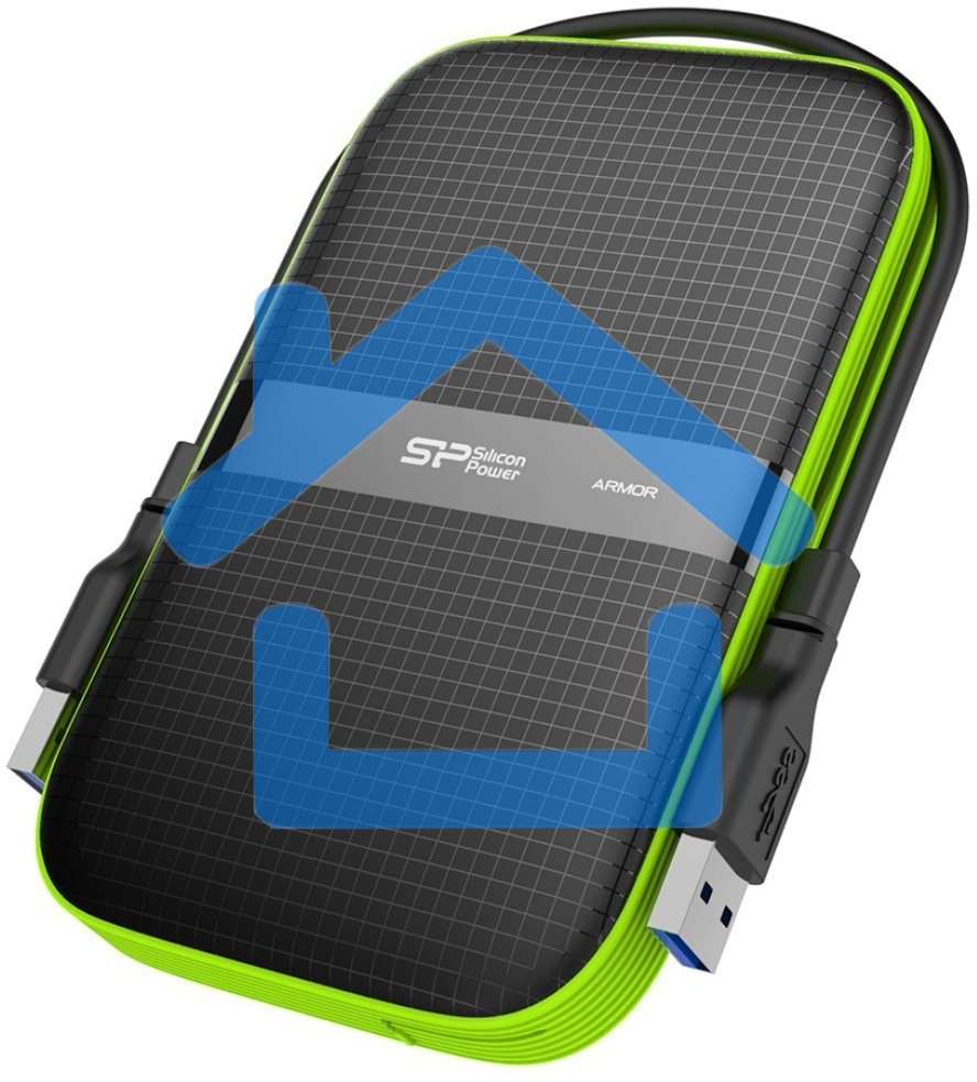 Внешний жесткий диск Silicon Power USB 3.0 2Tb A60 SP020TBPHDA60S3K Armor 2.5