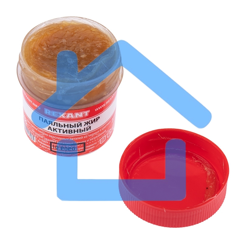 Флюс для пайки Rexant, паяльный жир АКТИВНЫЙ, 20 мл, банка