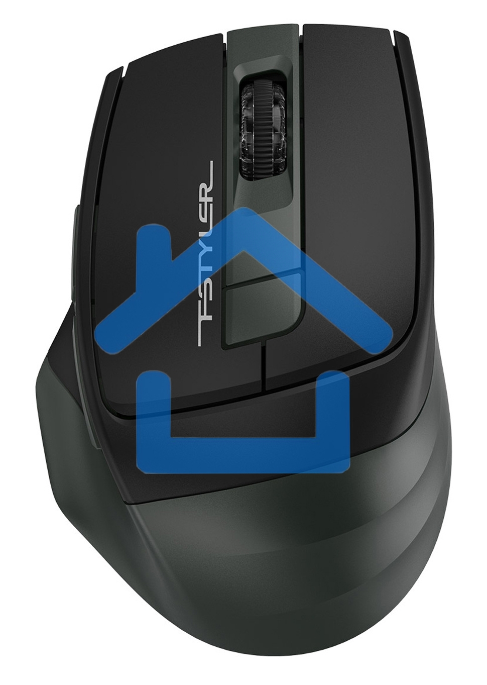 Мышь беспроводная A4Tech Fstyler FB35 зеленый/черный, 2000 dpi, радиоканал, Bluetooth, USB, кнопки - 6