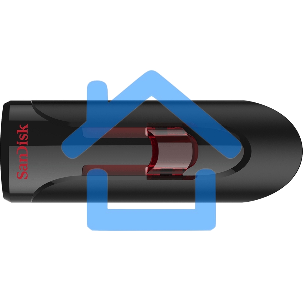 Флешка USB R/W Sandisk 128Gb Cruzer Glide SDCZ600-128G-G35 USB3.0 черный/красный