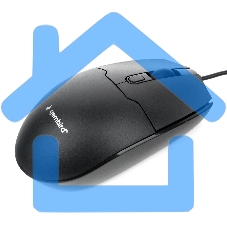 Мышь проводная Gembird MOP-430 черный, 1600 dpi, USB, кнопки - 4