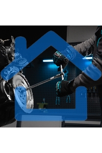 Набор инструментов 76 предметов, 120 зубьев, CrV1/4, 1/2