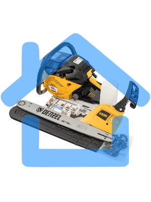 Пила цепная бензиновая Denzel Denzel DGS-5820, шина 50 см, 58см3, 4,1 л.с., шаг 0,325, паз 1,5 мм,