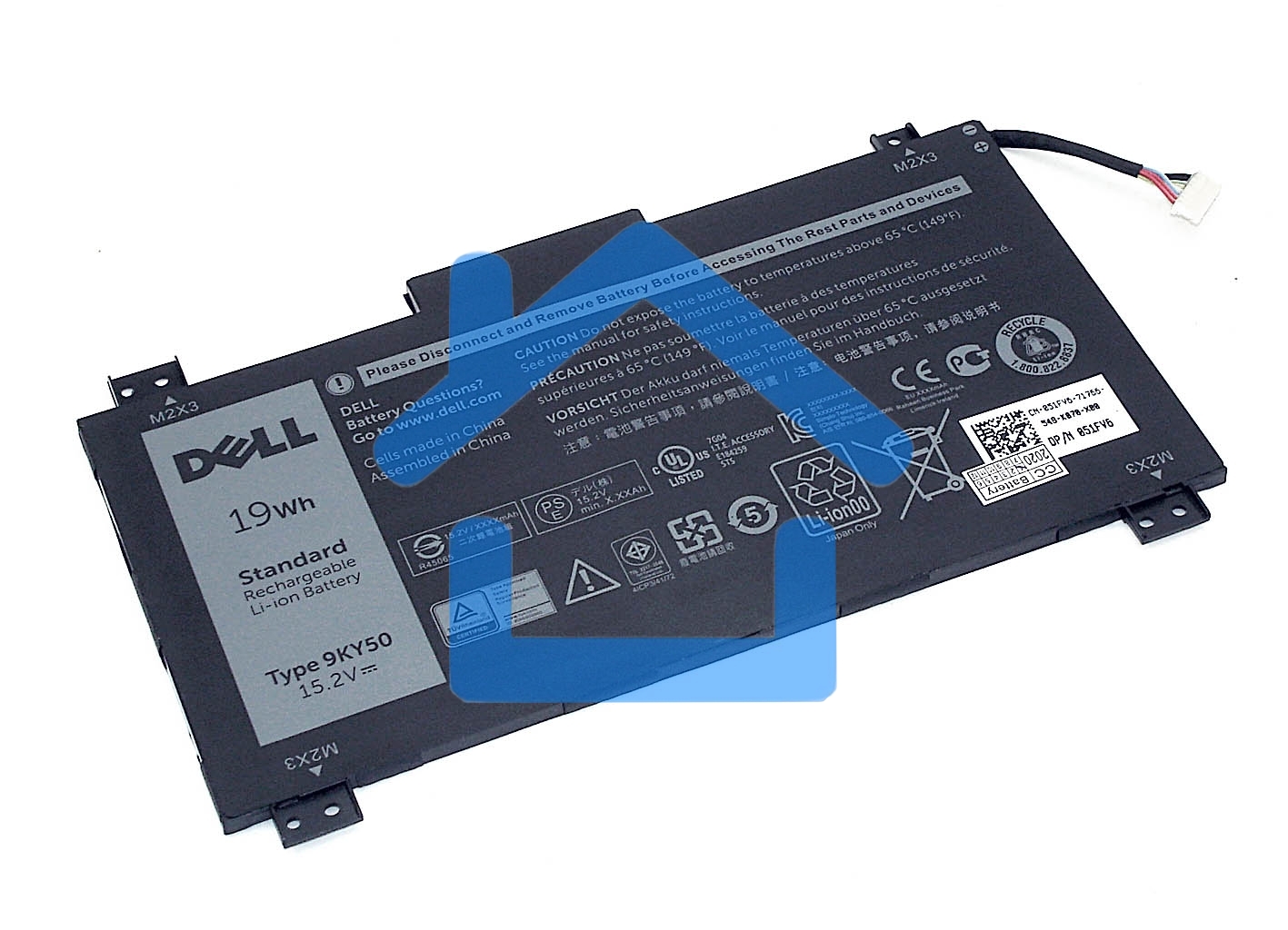 Аккумуляторная батарея для ноутбука Dell Latitude 10 STE2 15.2V 1240mAh