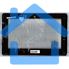 Сенсорное стекло (тачскрин) для Toshiba Folio 100, черное с рамкой