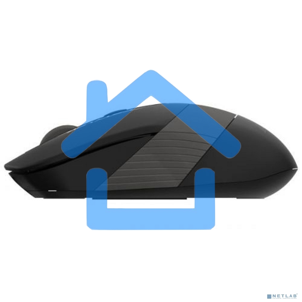 Мышь беспроводная A4Tech Fstyler FG10 черный/серый, 2000 dpi, радиоканал, USB, кнопки - 4