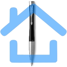 Ручка шариковая Parker Urban Core (CW2150858) Muted Black CT M, черные чернила, подарочная коробка с европодвесом