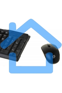 Беспроводной комплект клавиатура + мышь Oklick 230M черный 2.4ГГц Nano Receiver USB