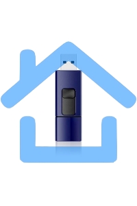 Флешка USB R/W 32 Gb, Silicon Power Ultima U05, USB 2.0, синий