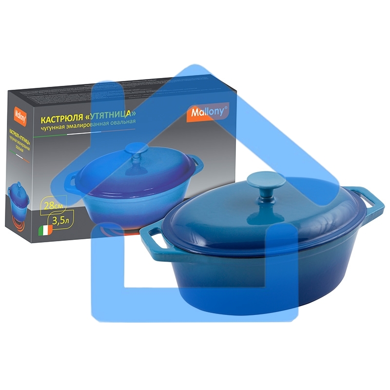 Утятница MALLONY OCE-28 утятница 3.5л (985036)(Кастрюля 