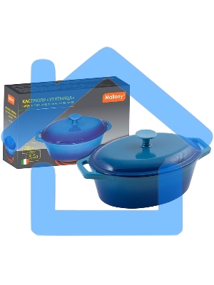 Утятница MALLONY OCE-28 утятница 3.5л (985036)(Кастрюля 