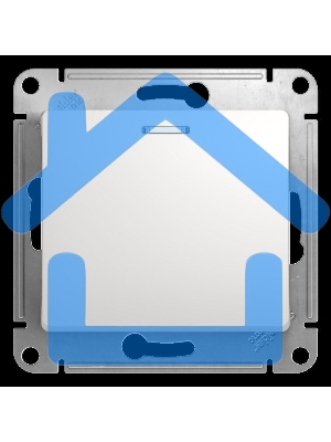 Механизм выключателя 1-кл. СП GLOSSA 10А IP20 10AX с подсветкой бел. SchE GSL000113