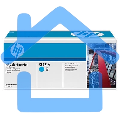 Картридж лазерный HP CE271A голубой для CLJ CP5520/5525 15000стр.