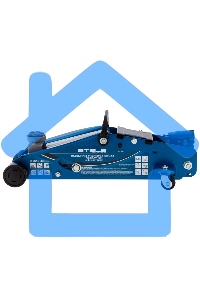 Домкрат STELS 51132гидравлический подкатной с фиксатором 2.5 т safety pin 140-385мм в кейсе