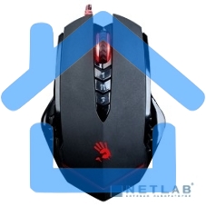 Мышь проводная A4Tech Bloody V8 черный, 3200 dpi, USB, кнопки - 8
