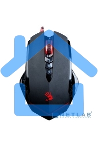 Мышь проводная A4Tech Bloody V8 черный, 3200 dpi, USB, кнопки - 8