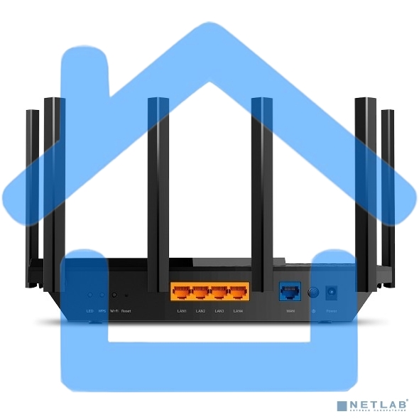 Роутер TP-Link Archer AX73 AX5400 Dual Band Wireless Gigabit Router, 1.5 GHz Tri-Core CPU, 1 GE WAN + 4 GE LAN ports, 1× USB 3.0 Port, support 1024-QAM, OFDMA, MU-MIMO, Airtime Fairness, Beamforming, 160MHz Channel Width, come with HomeShieldTM, support R