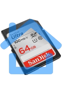 Флеш карта SANDISK SDXC 64Gb UHS-I SDSDUNB-064G-GN6IN