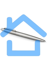 Набор ручек Parker Jotter Core FK61 (CW2093258) Stainless Steel CT сталь нержавеющая, подарочная коробка ручка перьевая, ручка шариковая