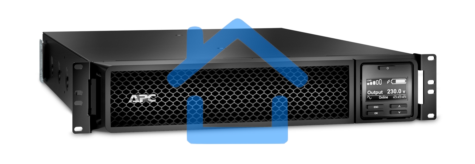 Источник бесперебойного питания APC Smart-UPS SRT SRT1500RMXLI 1500Вт 1500ВА черный